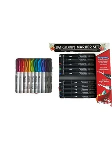 Sharpie 20ct Creative Maker Set Brand New 5 Bullet Tip 5 Brush Tip 10 Chisel Tip - Picture 1 of 2