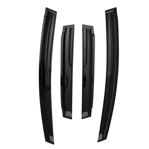 Weather Shields for Honda Jazz GE 08-14 Window Visors Outside Mount Black - Picture 1 of 9