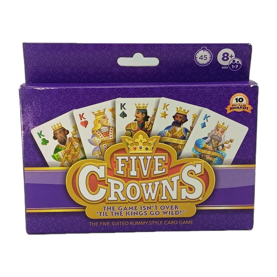 Set Enterprises Five Crowns Five Suited Rummy Style Card Game