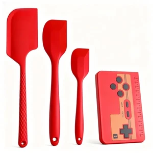 Juego de Espátulas de Silicona - 4 Piezas Espátulas de Goma Silicona Resistente al Calor, Espátula... - Imagen 1 de 9