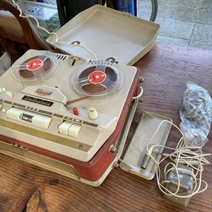 Vintage Stellaphone 454 Reel To Reel Player Tested - Picture 1 of 12