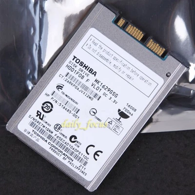 For TOSHIBA MK1629GSG 160 GB 1.8" 5400 RPM micro-SATA mSATA Hard Disk Drive HDD - Image 1 of 2