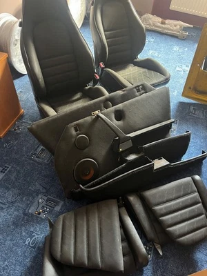 подлинный Porsche 911 930 964 интерьер спортивные сиденья двери панели карманы ручки комплект - Изображение 1 из 4