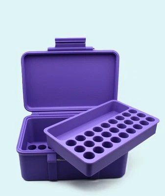 Purple 54 3ml Vial Dual Layer Bac Water/Syringe Combo Storage Case - Image 1 of 4