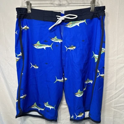 Bañador Old Navy para hombre con cordón azul pez NUEVO talla 32 Foto 1 de 4