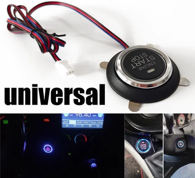 12V Car Engine Start Stop Push Button Keyless Entry Ignition Starter Switch(USA) - Image 1 of 4