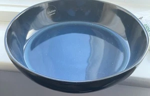 HABITAT Large Stoneware ‘Reactive Glaze Pasta/Salad Bowl - Blue -BRAND NEW - Picture 1 of 15
