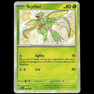 Scyther 095/091 Baby Shiny Rare Holo Scarlet & Violet Paldean Fates Pokemon Card - Bild 1 von 2