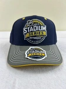 Reebok - NHL 2017 Stadium Series Pittsburgh bestickte verstellbare Mütze Hockey neu - Bild 1 von 5