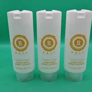 Lot Of 3 RAIO Moisturizing Body Lotion Citrus Mint 12 oz w/ Reusable Seal NEW - Picture 1 of 4
