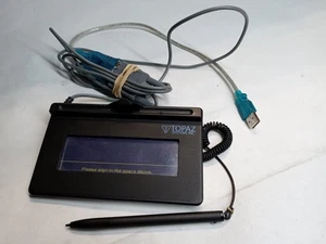Topaz Siglite T-S460 Pad Active Pen Serial T-S460-B-R w/ Serial to USB Adapter - Picture 1 of 3