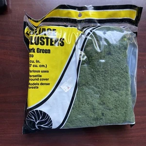 Woodland Scenics 59 Dark Green Clump Foliage Clusters Scenery Trees Bushes - Picture 1 of 2