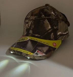 NEW with Tags Panther Vision Cap Light Camping Camouflage 2 LEDS - Picture 1 of 5