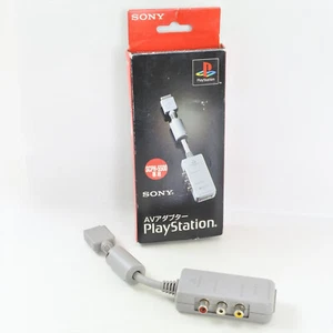 PS1 Official AV ADAPTOR SCPH-1160 Boxed SONY for Playstation SCPH-5500 6022 - Picture 1 of 15