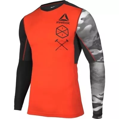 REEBOK PERFORMANCE ACTIVCHILL COMPRESSION BASELAYER SHIRT TOP - Image 1 of 4