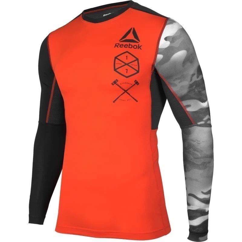 REEBOK PERFORMANCE ACTIVCHILL COMPRESSION BASELAYER SHIRT TOP - Image 1 of 4