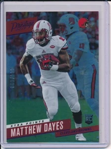 Panini Prestige Matthew Dayes RC 2016 puntos extra paralelos púrpura #/D/100 - Imagen 1 de 1