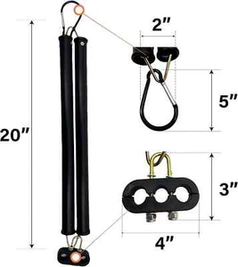 Dual Tracker Tender Springs for 3 in 1 Air Line Hose - Picture 1 of 6
