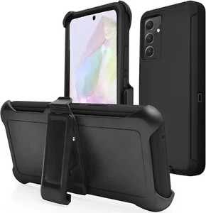 For Samsung Galaxy A35 Heavy Duty Shockproof Hybrid Case with Belt Clip Holster - Picture 1 of 9