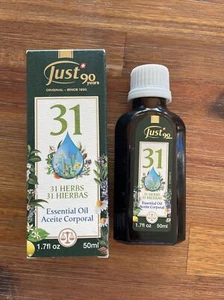 Swiss JUST Aceite Corporal 31 Hierbas Herbs 🌿 31 Oleo 31 Essential 3 Oil 50ml - Picture 1 of 6