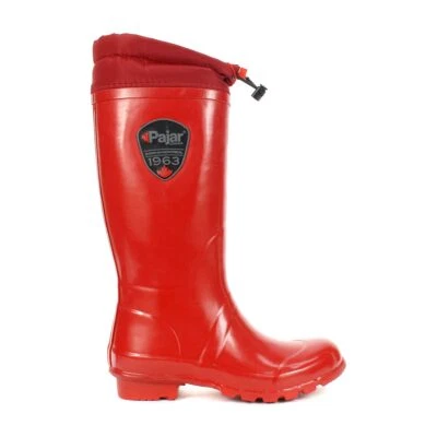 Botas de lluvia Pajar Tatiana rojas de goma para mujer Foto 1 de 3