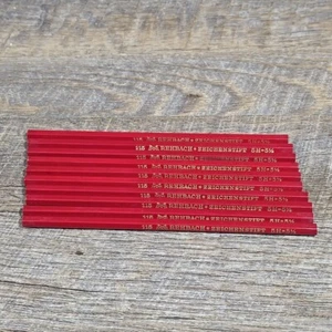 10 Vtg Rehbach Zeichenstift Pencils 115 5H 5 1/2 - Picture 1 of 6