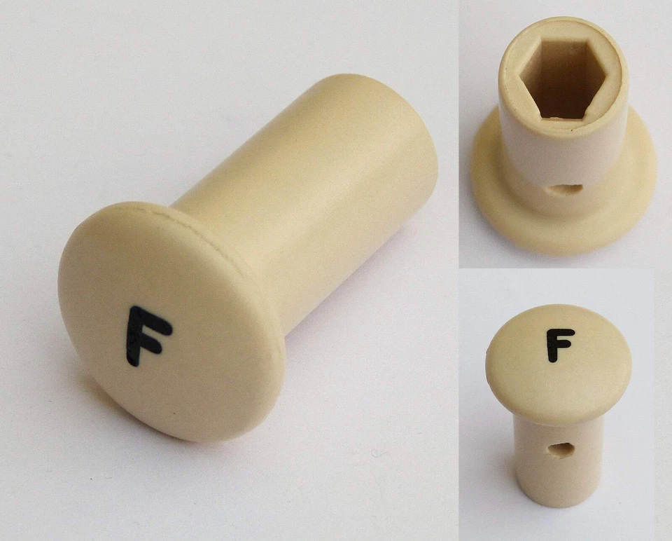 Classic Car F Fog Lights Cream Knob for Morgan Alvis Morris Wolseley - Image 1 of 1