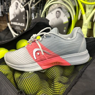 Tênis feminino HEAD Revolt Pro 4.0 All Court (cinza/coral) vários tamanhos - Imagem 1 de 4