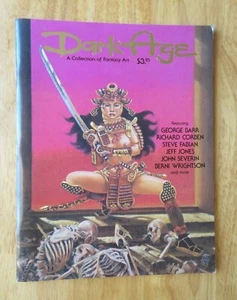 DARK AGE: COLLECTION/FANTASY ART ('82) Oversized/HTF! Wrightson/Corben++ NM-/9.0 - Picture 1 of 2