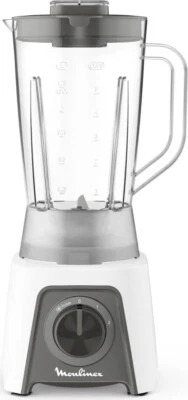 Moulinex Frullatore Elettrico 1,5 Litri 450 Watt Bianco LM2C01 Blendeo + - Immagine 1 di 4