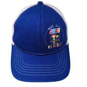 Magic Valley Kid Market Youth Snapback Trucker Hat Blue OS Mesh Port Authority - Picture 1 of 9