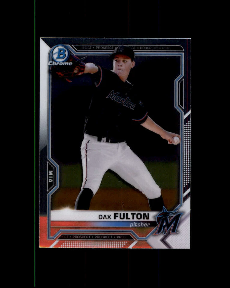 2021 Bowman Chrome Prospects #BCP32 Dax Fulton (ref 163699) - Image 1 of 2