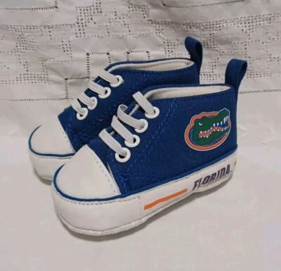 University of Florida Gators Zapatos de Bebé Fútbol Universitario UF Tenis Fanático Foto 1 de 4