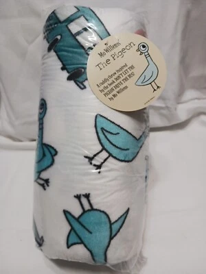 NEW Mo Willems "The Pigeon Bus" Throw Blanket 50×70 - Image 1 of 4