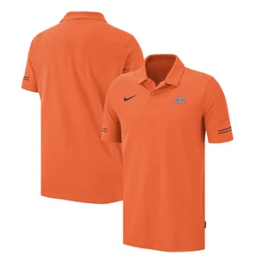 Nike Oklahoma State Cowboys OSU Football Flex Polo Shirt Sz Small CQ5272-820 - Picture 1 of 4