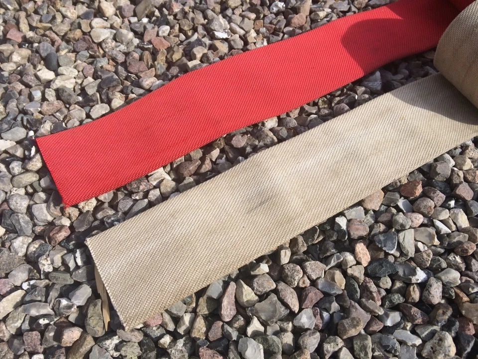 Feuerwehrschlauch B75 C52 C42 D25 ROT WEIß GELB Spanngurtschoner Paddockbau - Bild 1 von 4