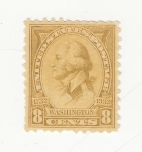 USA 1932. 8¢ Washington Bicentennial Issue, by Charles Saint-Mémin. NG. Sc# 713 - Picture 1 of 1