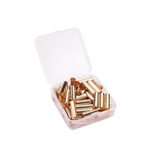 50 PCS Diy Metal Tube Beads Copper Tube Beads Tube Beads Finding - Picture 1 of 12