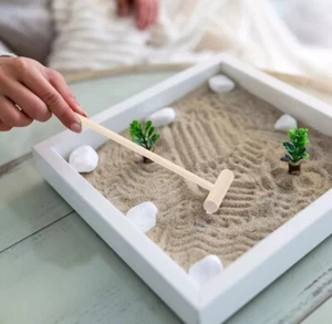 Rastrillos de jardín Mini Zen - Juego de 3 para jardín Zen de escritorio japonés - Imagen 1 de 7