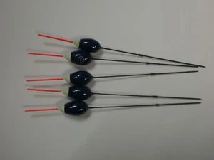10 assorted MONTON blue + white carp pole floats - Picture 1 of 1