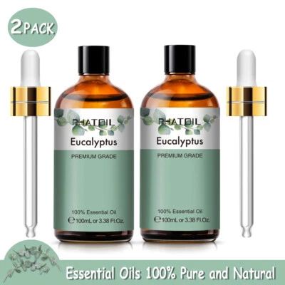 100ml Eukalyptusöl Natur Ätherisches Öl für Diffusor, Aromatherapie,Massage,DIY