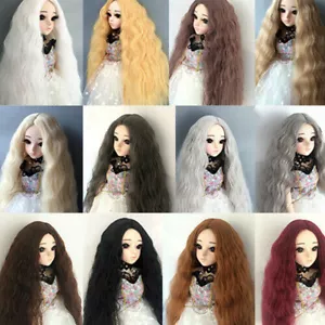 Puppe Haarpuppe Perücken für 1/3 1/4 1/6 1/8 BJD Puppe SD Puppen wechselbar lange Perücken - Bild 1 von 34