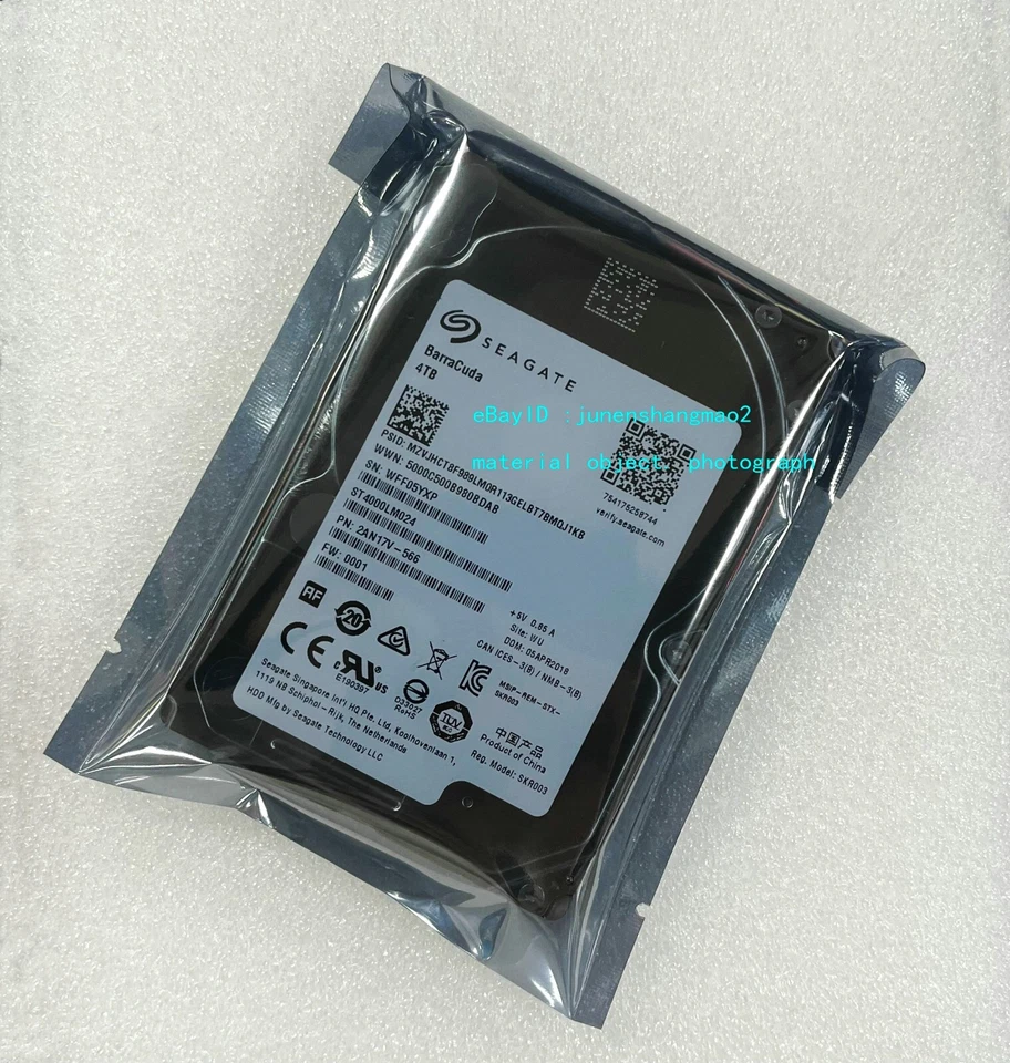 Seagate 4TB 5400RPM 128MB Cache ST4000LM024 15mm 2.5” SATA Hard Drive - Image 1 of 4