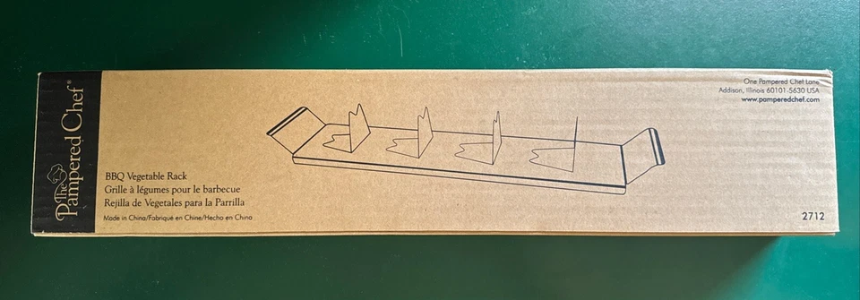 Pampered Chef BBQ Vegetable Rack Grill #2712 Retired New In Box - Image 1 of 1