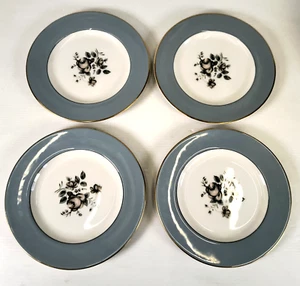 Royal Doulton Rose Elegans Side Plates 16cm x 4 - Picture 1 of 5