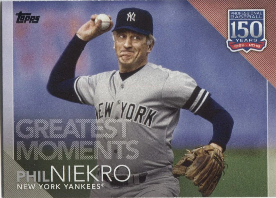 2019 Topps Update PHIL NIEKRO 150 Years of Professional Baseball - YANKEES -  - Image 1 of 1