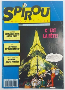 Spirou Magazin Nr. 2665 Eiffelturm Danke Gaston Tif et Tondu Mai 1989 - Bild 1 von 3