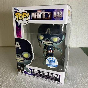 Funko Pop! Zombie Captain America 948 Marvel What If...? Funko Exclusive - Picture 1 of 8