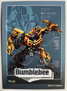 2011 Transformers Dark Of The Moon Bumblebee PA-02 Collector Card