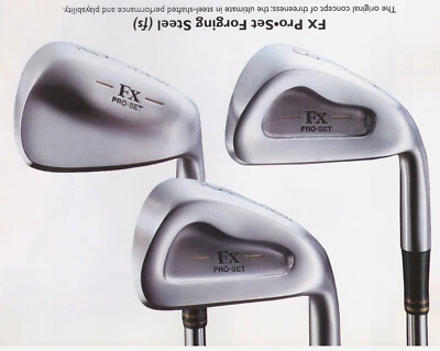 NIB Golden Goodie 1995/96 Ram Fx ProSet Forging Steel 80-90 3-PW Steel RH-R - Image 1 of 4